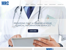 Tablet Screenshot of mrc-md.com